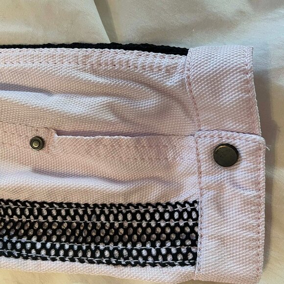 APANAGE PASTEL PINK jacket, SIZE XS, full zip-up. with black trims. - Picture 14 of 15